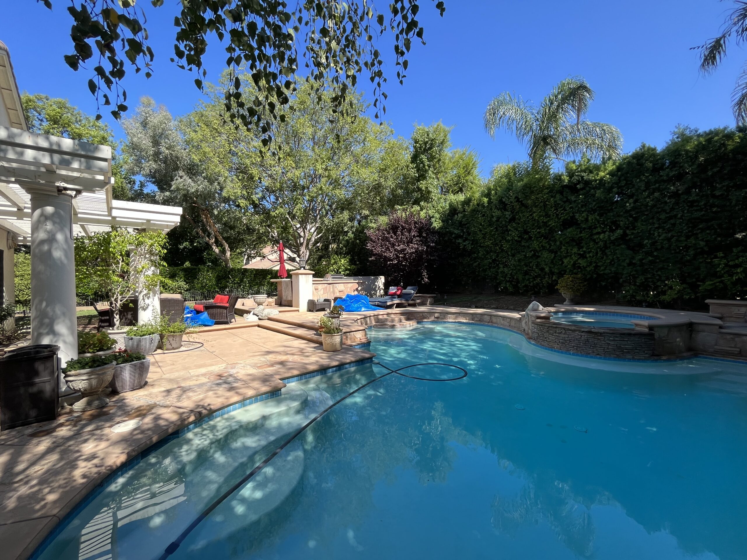 Backyard before renovation prior to design and construction by Pacific Outdoor Living