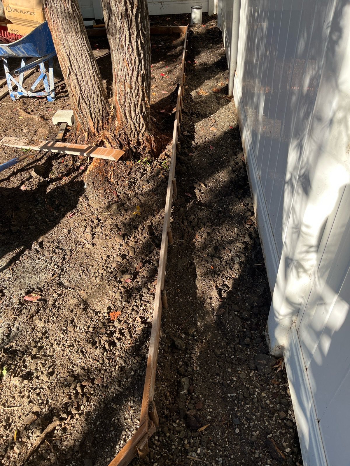 Patio construction photo