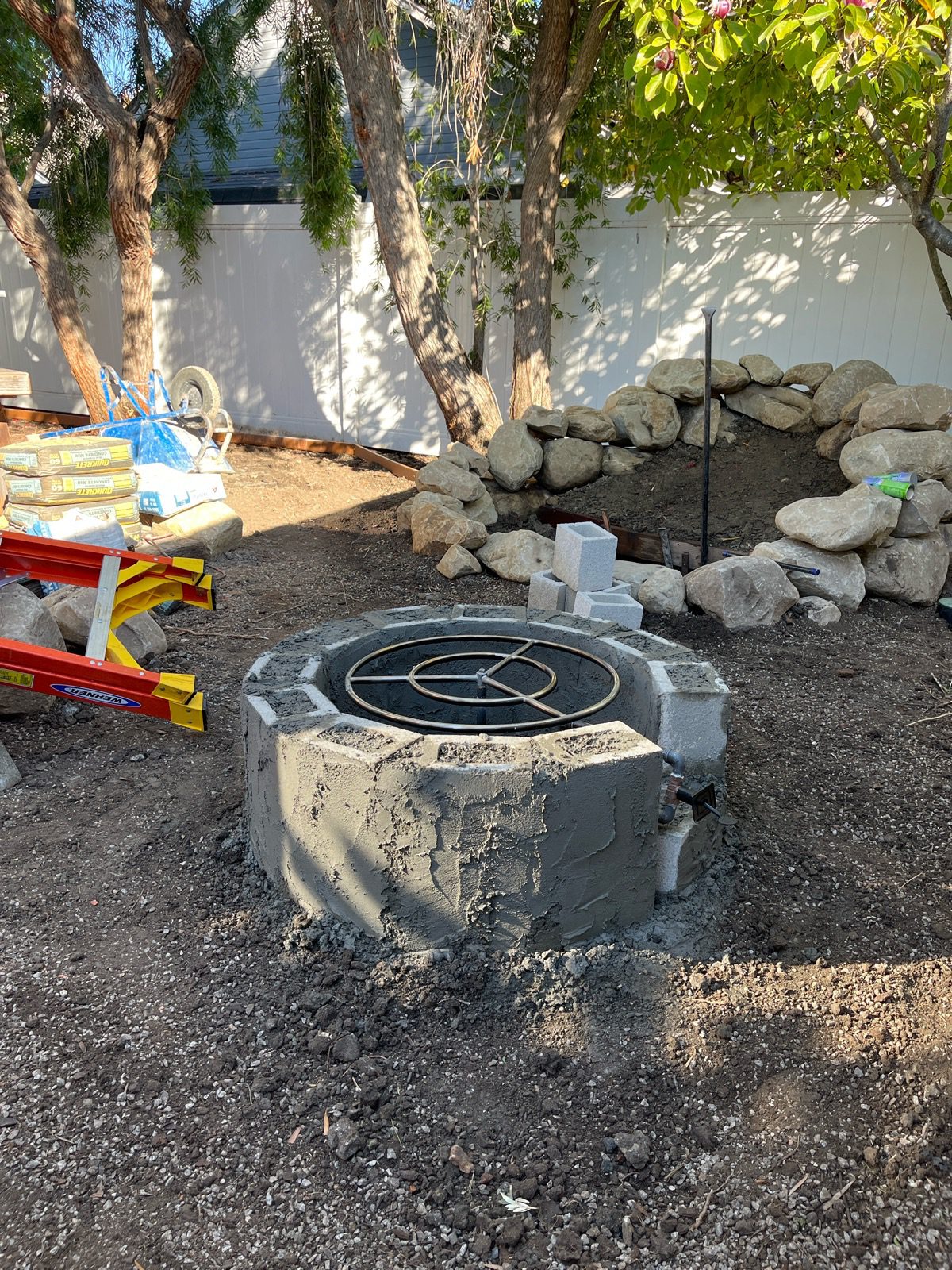 Patio construction photo