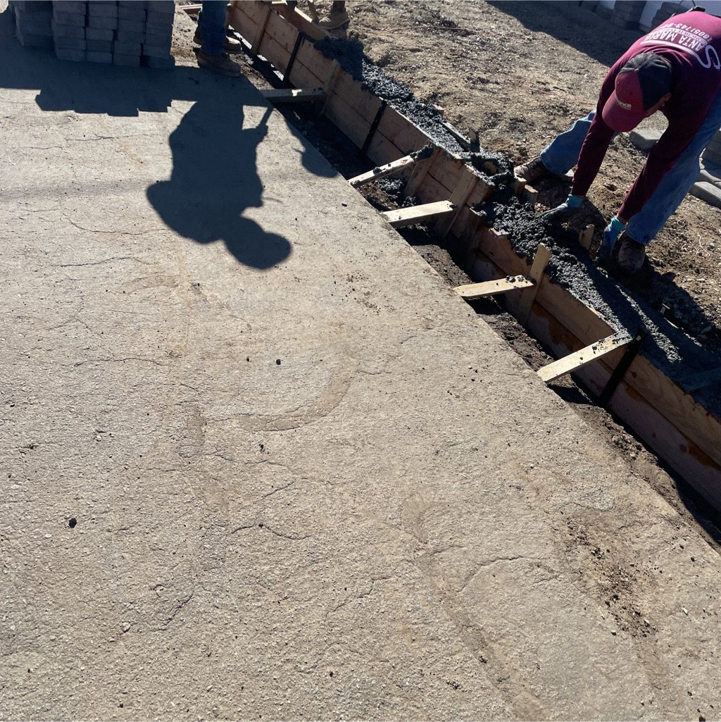 Driveway construction process