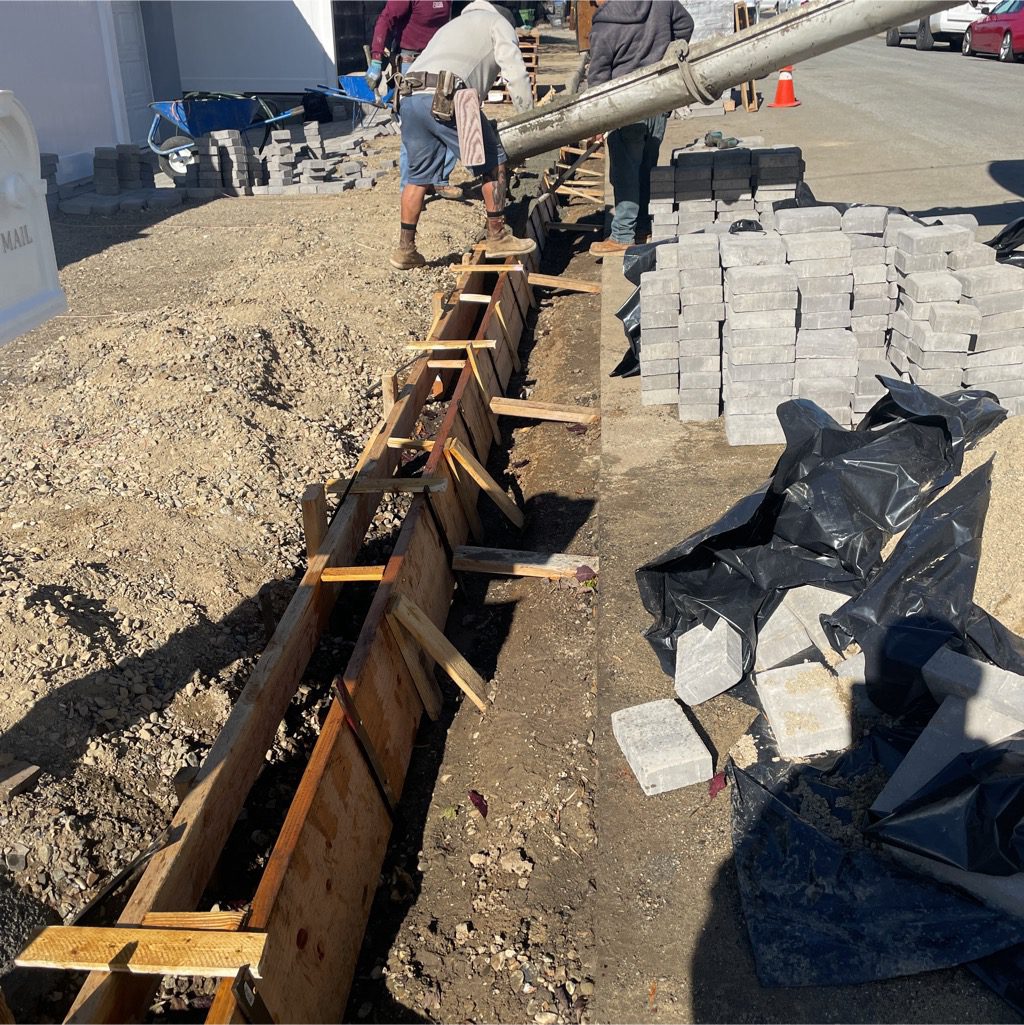 Driveway construction process