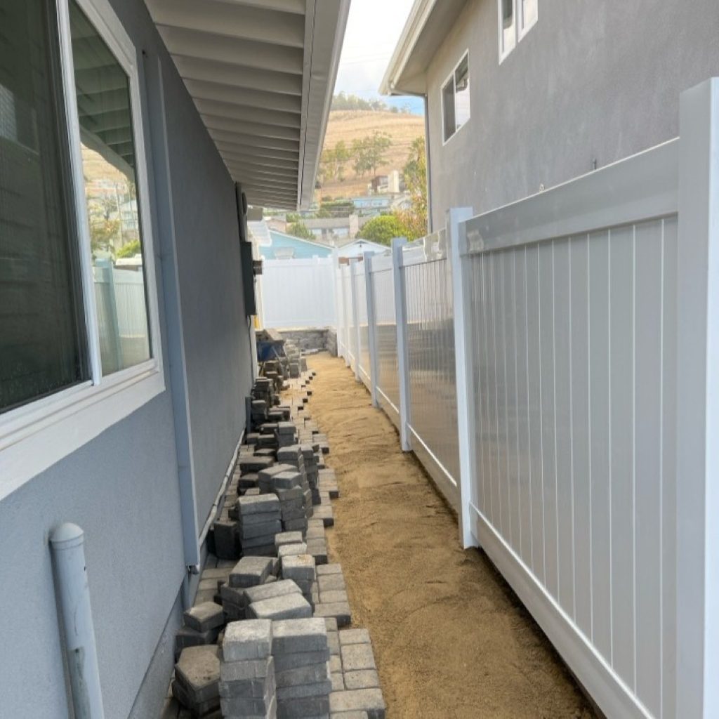 Driveway construction process