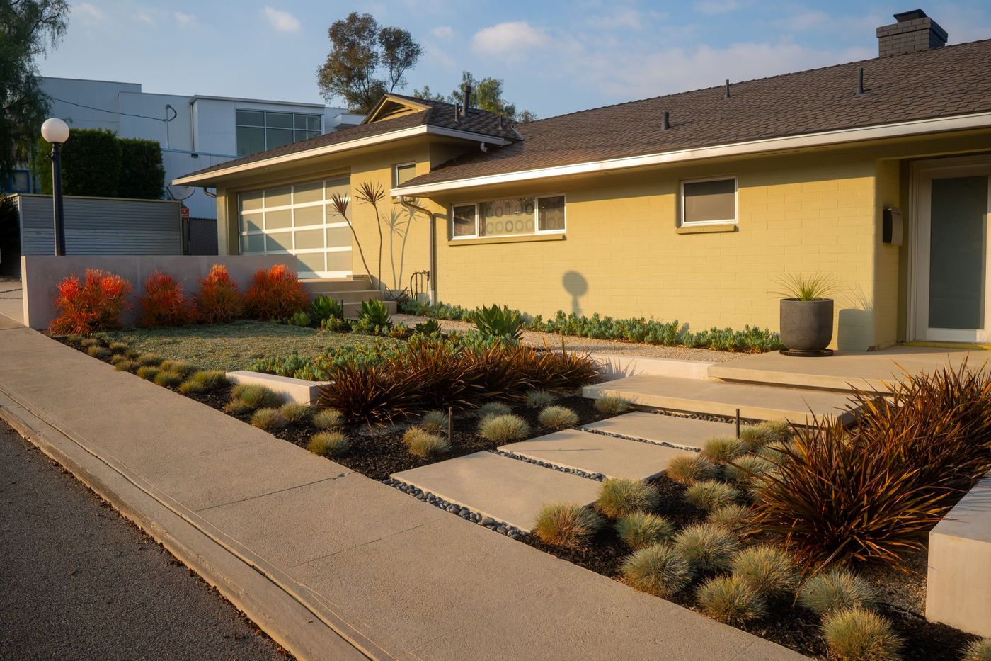 Arroyo Grande landscape showing microclimate-appropriate plant selections and design
