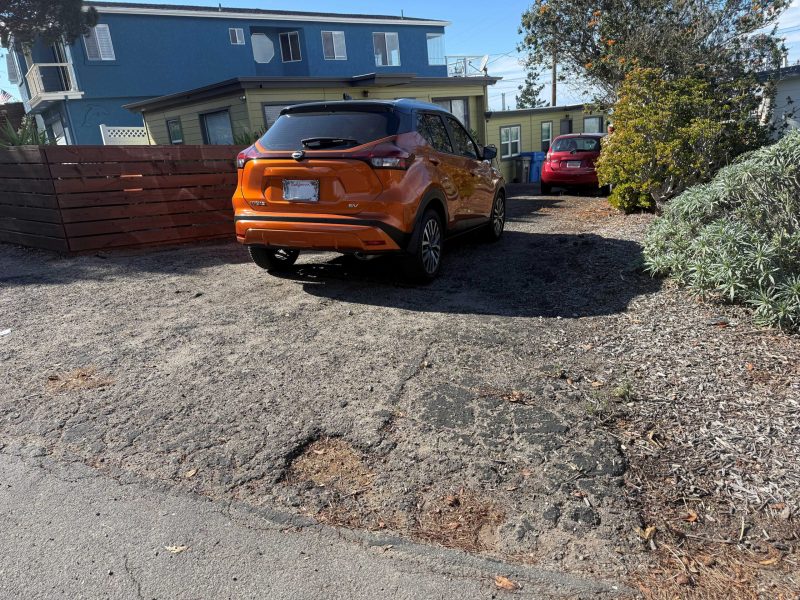 Backyard before renovation prior to design and construction by Pacific Outdoor Living