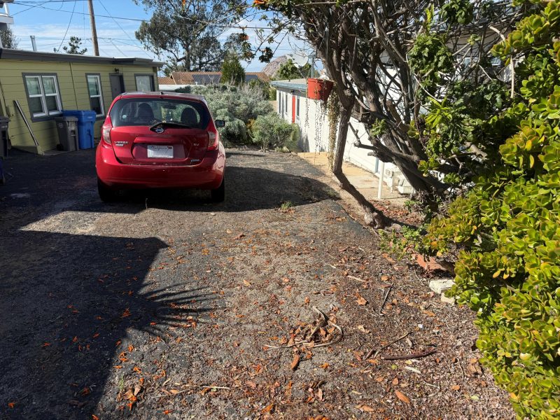Backyard before renovation prior to design and construction by Pacific Outdoor Living
