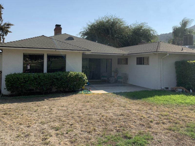 Backyard before renovation prior to design and construction by Pacific Outdoor Living