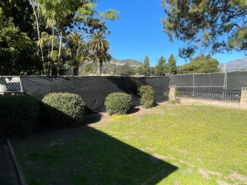 Backyard before renovation prior to design and construction by Pacific Outdoor Living