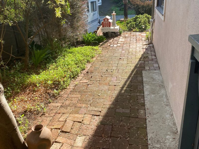 Backyard before renovation prior to design and construction by Pacific Outdoor Living