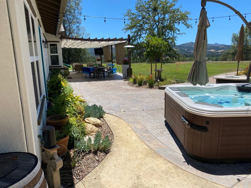 Backyard before renovation prior to design and construction by Pacific Outdoor Living