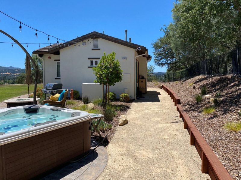 Backyard before renovation prior to design and construction by Pacific Outdoor Living