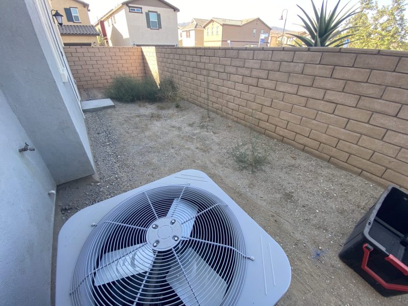 Side yard before renovation prior to design and construction by Pacific Outdoor Living