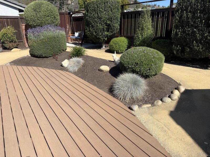 Backyard before renovation prior to design and construction by Pacific Outdoor Living