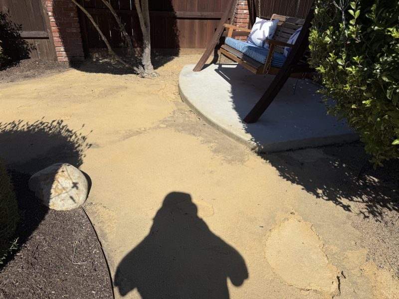 Backyard before renovation prior to design and construction by Pacific Outdoor Living