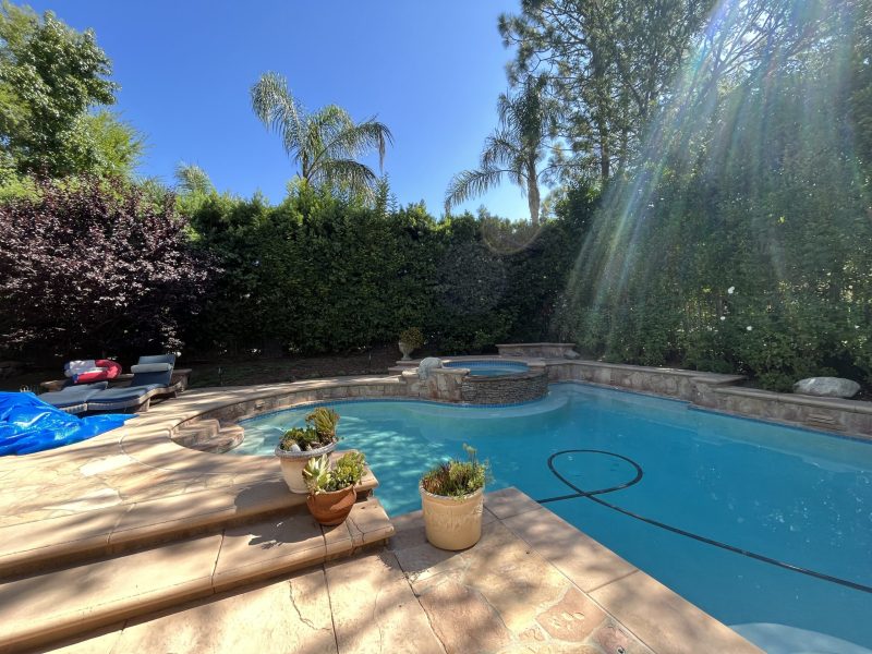 Backyard before renovation prior to design and construction by Pacific Outdoor Living