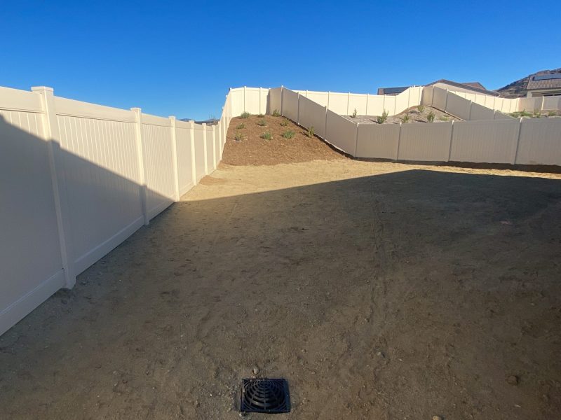 Backyard before renovation prior to design and construction by Pacific Outdoor Living