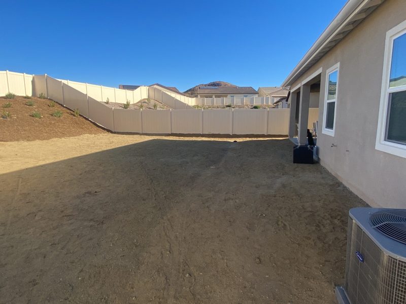 Backyard before renovation prior to design and construction by Pacific Outdoor Living