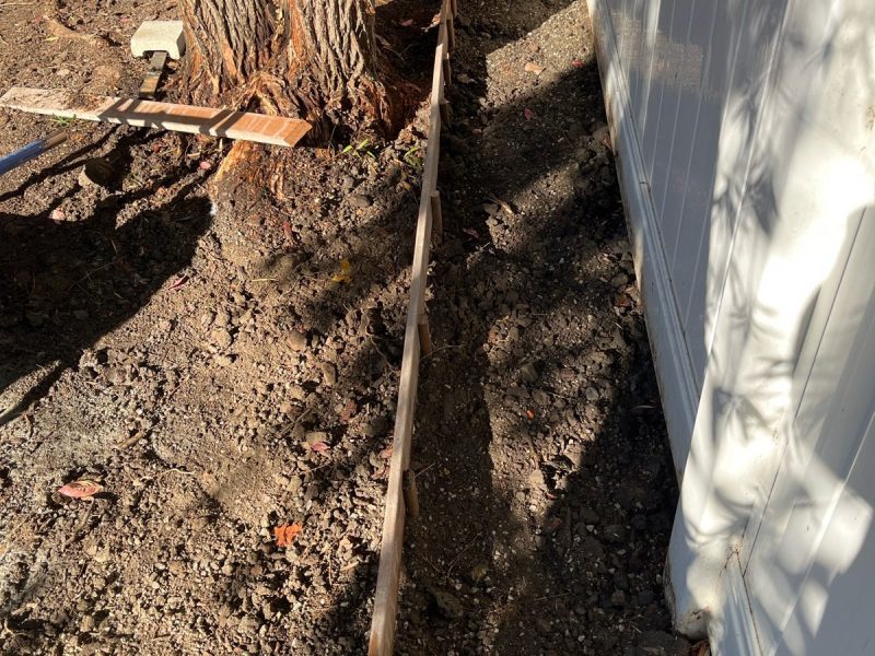 Patio construction photo