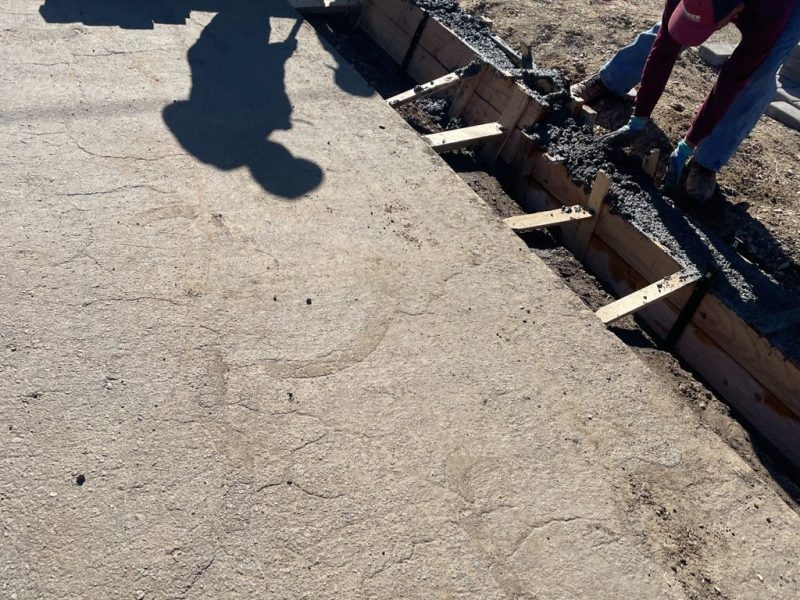 Driveway construction process