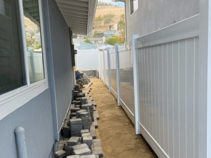 Driveway construction process