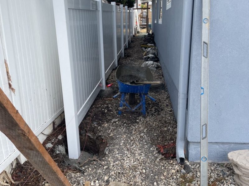 Driveway construction process