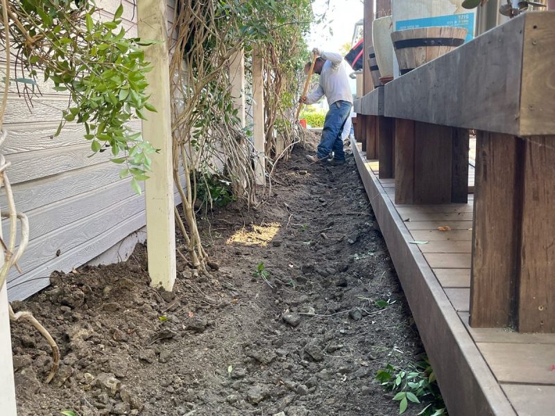 Patio construction photo