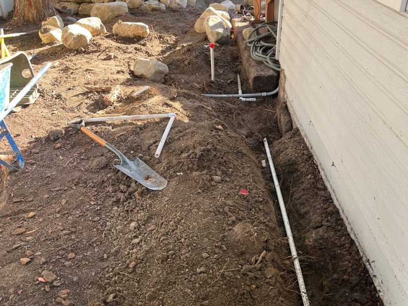 Patio construction photo