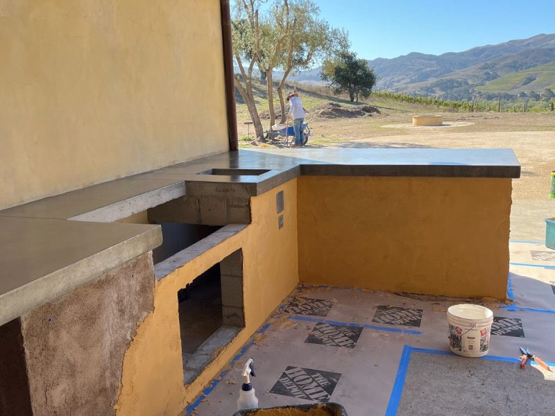 Backyard before renovation by Pacific Outdoor Living