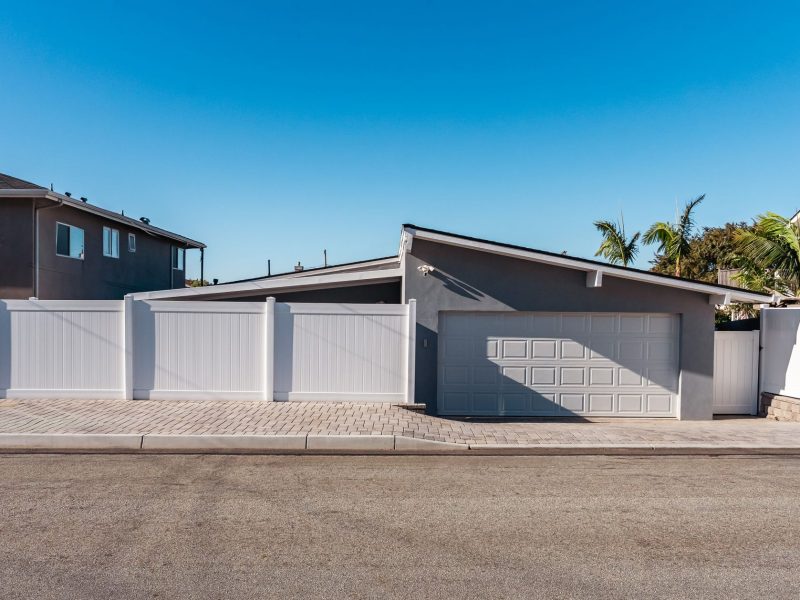 Sloped interlocking paver driveway in Morro Bay designed for proper drainage and coastal durability.