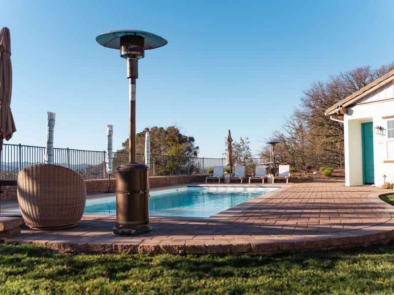 Backyard Pool Remodel with Paver Patio in San Luis Obispo